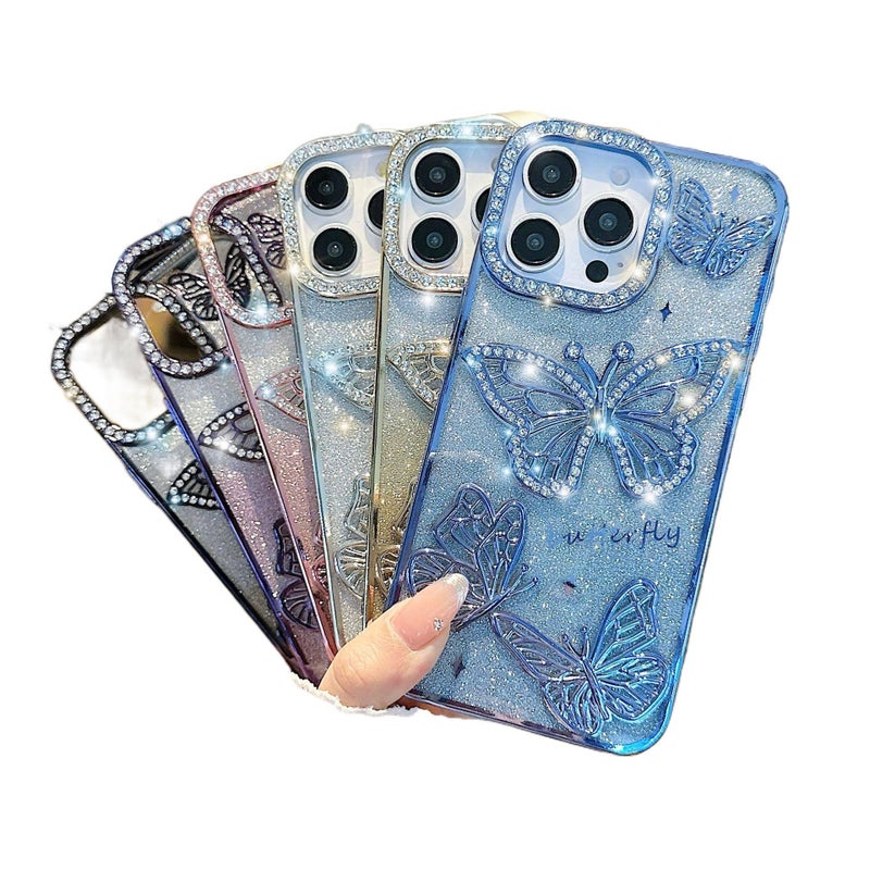 غطاء واقي بTPU باللون Silver من مادة TPU لـ iPhone 16 / 16 Plus / 16 Pro / 16 Pro Max مع تغطية كاملة ومقاوم للخدش مع مقاوم للصدمات مع حماية من السقوط للحمل اليومي - Image 5