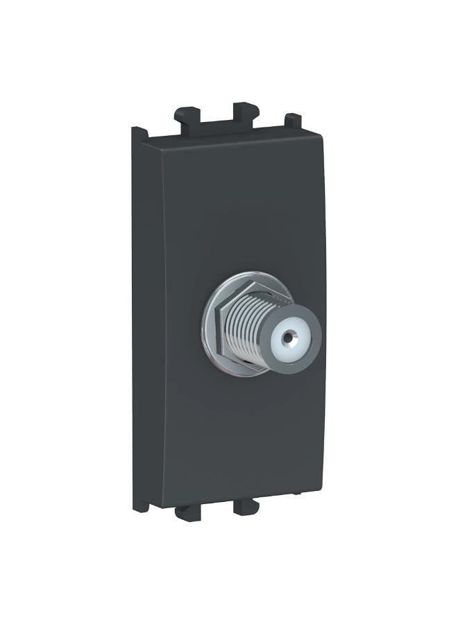 Schneider Electric  Easy Styl, SAT connector, 1 module, black