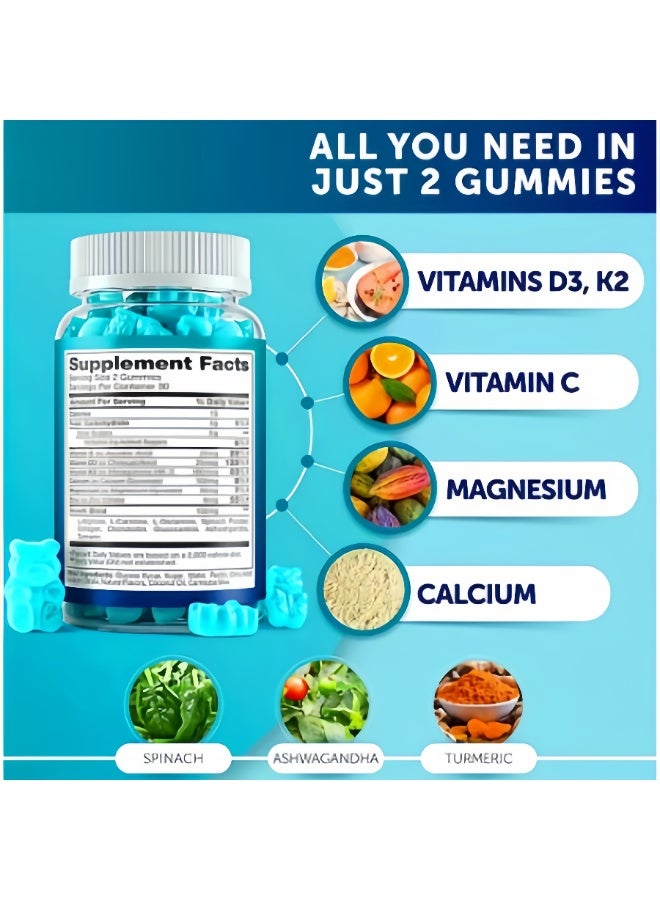 بيودي ✨علكات لزيادة الطول، معزز نمو الطول مع الكالسيوم لقوة العظام، مكمل طبيعي لزيادة نمو العظام، خالي من هرمونات النمو - Image 2