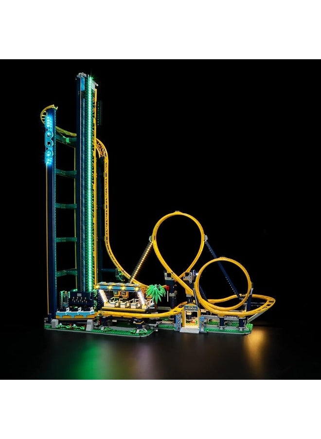 BRIKSMAX - BRIKSMAX Led Lighting Kit for LEGO-10303 Loop Coaster - Compatible with Lego Creator Icons Building Blocks Model- Not Include The Lego Set - Image 1