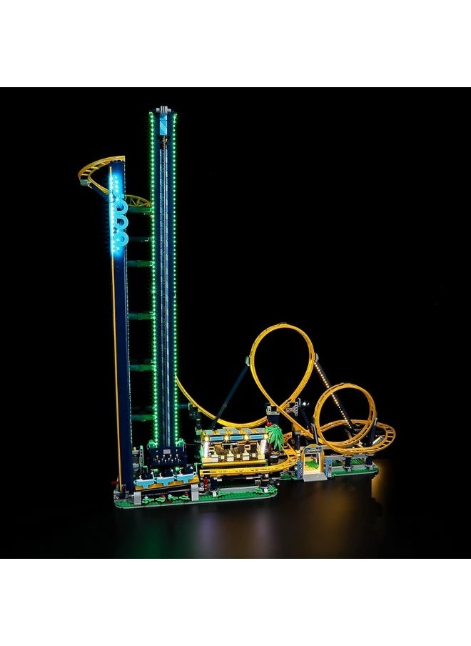 BRIKSMAX - BRIKSMAX Led Lighting Kit for LEGO-10303 Loop Coaster - Compatible with Lego Creator Icons Building Blocks Model- Not Include The Lego Set - Image 1