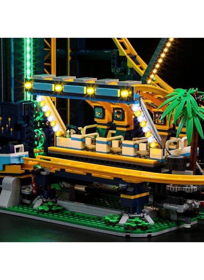 BRIKSMAX - BRIKSMAX Led Lighting Kit for LEGO-10303 Loop Coaster - Compatible with Lego Creator Icons Building Blocks Model- Not Include The Lego Set - Image 1