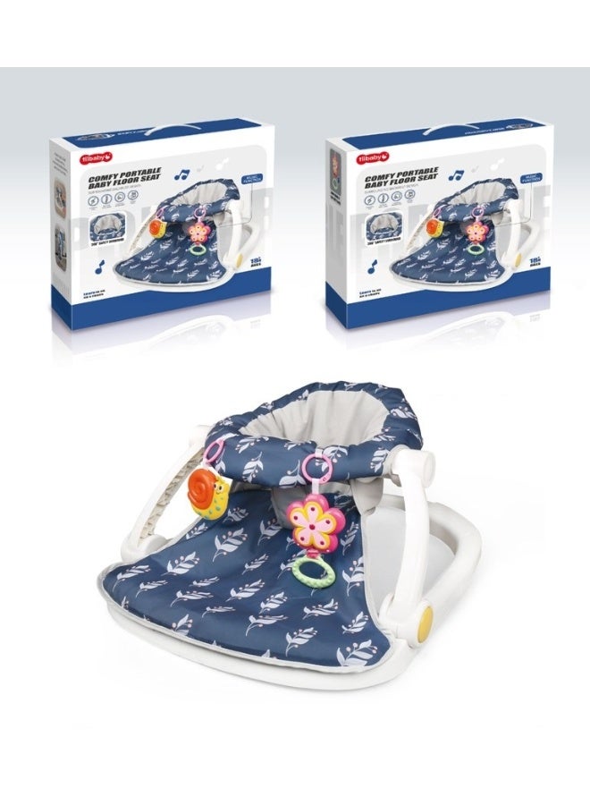 Tiibaby كرسي أرضي للأطفال Tiibaby 68179 مع ألعاب وصافرات موسيقية - Image 3