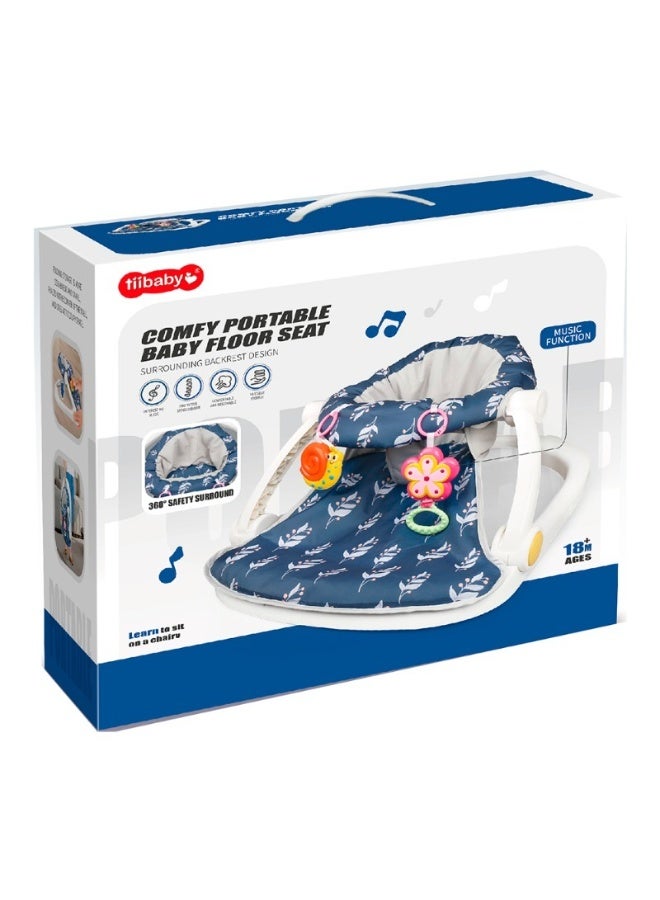 Tiibaby كرسي أرضي للأطفال Tiibaby 68179 مع ألعاب وصافرات موسيقية - Image 2