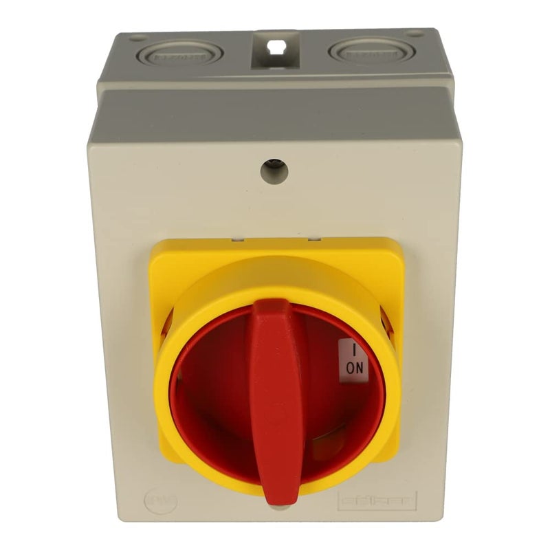 H216-41300-700N4 RED, 20 A 1 X 90 ° Yellow, 1 PC(S), Isolator Switch, 3 PINS