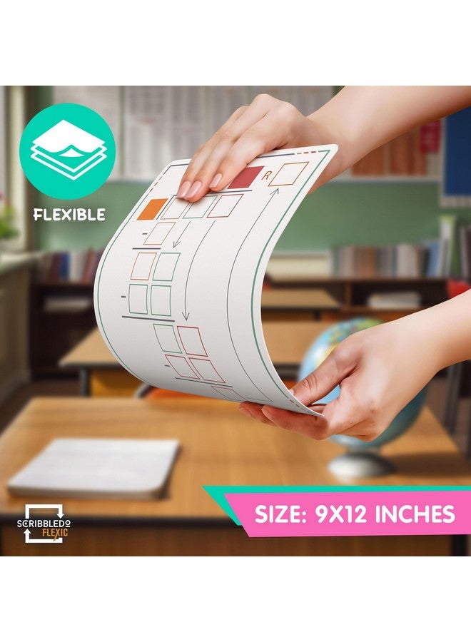 سكريبل دو تمارين القسمة الرياضية، أوراق مسح جافة صغيرة بيضاء مقاس 9 × 12 بوصة، أدوات تعليمية للرياضيات، لوازم رياضيات القسمة الطويلة للصف الثالث، مجموعة من 10 أوراق للفصل الدراسي للمعلمين والطلاب - Image 4
