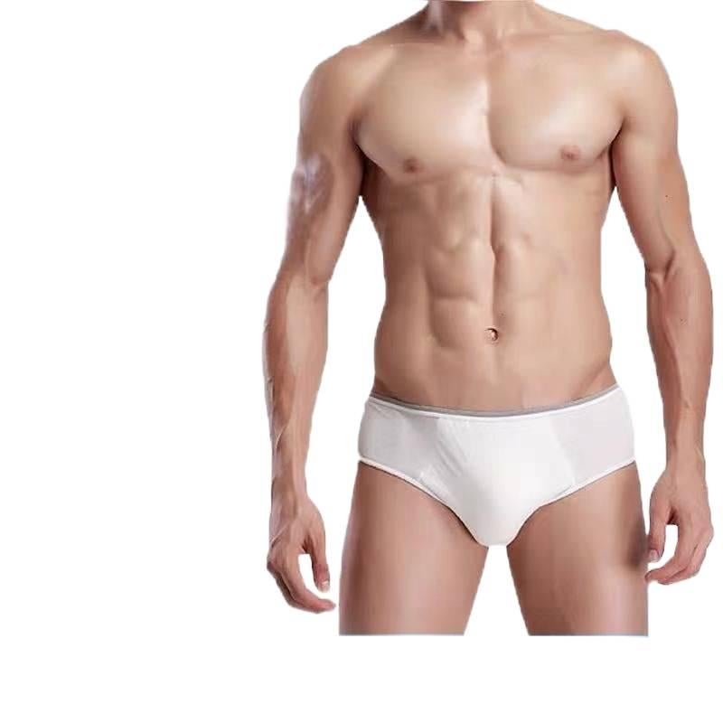 15 Pack Disposable Underwear Men High Waist Travel Business Trip Cotton Size XL for Desk Setup - Image 3