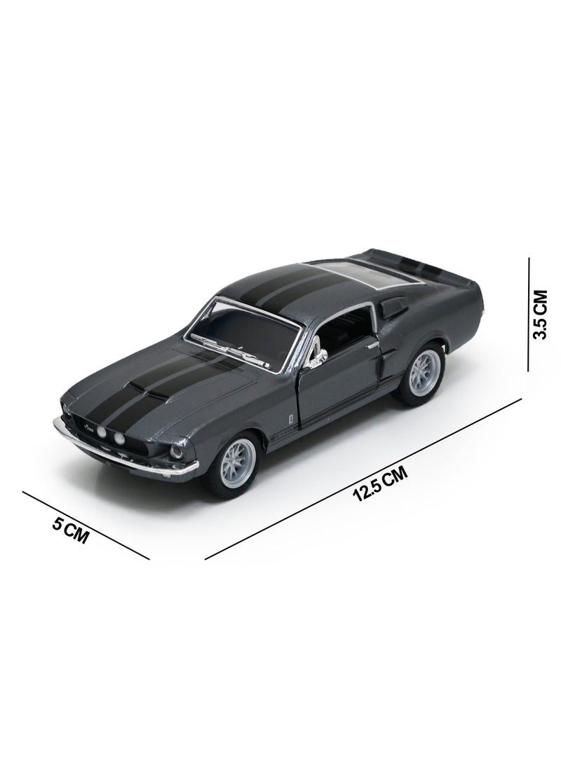 Kinsmart - 1967 Shelby GT-500 Die Cast Metal Doors Openable Pull Back Action Toy Car - Image 1