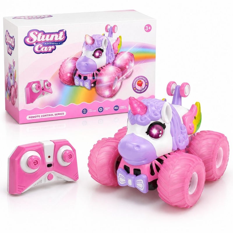 Unicorn Stunt Car with Remote Control & Light Effects - LH-C091 - Image 1