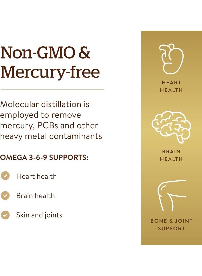 Solgar Omega 3-6-9 1300 mg 120 Softgels - Image 4