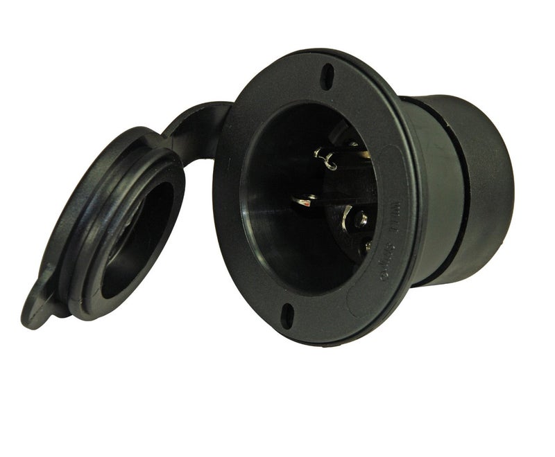 Conntek NEMA 5-20P 20-Amp 125V Charger Inlet with Black Cover - Image 5