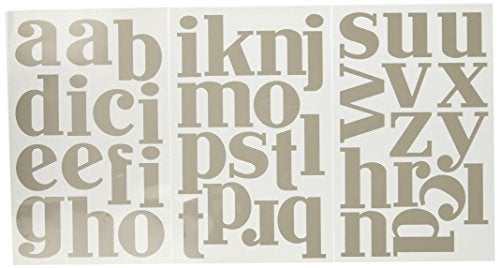 Dritz 15533 Ironon Letters Soft Flex J Hancock 3Inch White 3Sheets