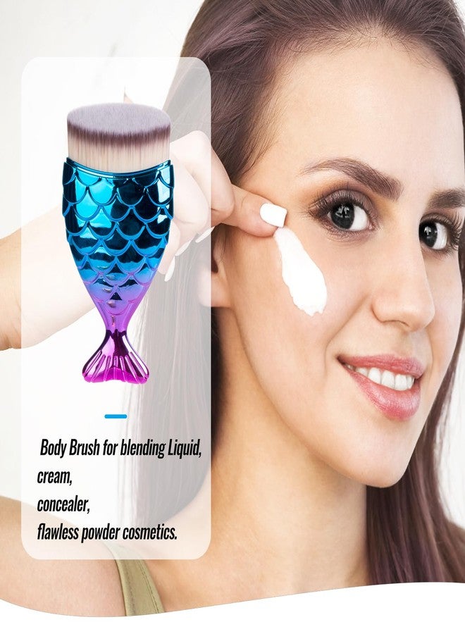 UNIMEIX Sunscreen Brush for Face Kabuki Brush Sunscreen Applicator for Kids Foundation Makeup Brushes for Liquid Foundation Powder Cream Contour Buffing Stippling Blending - Image 5