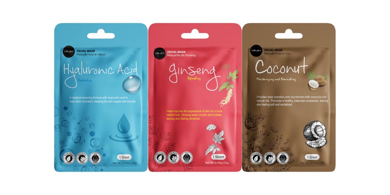 Celavi Cosmetics Celavi Collagen Face Sheet Mask K-Beauty Korea Skin Care Moisturizing New D Type- 12 Sheets - Image 2