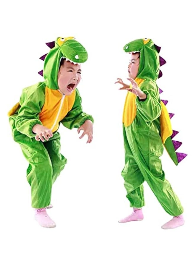 DURKU Dinosaur Costume for Kids  – Halloween Dress Up Cosplay Fancy Dress Party – Animal Costumes for Toddlers 120cm - Image 1