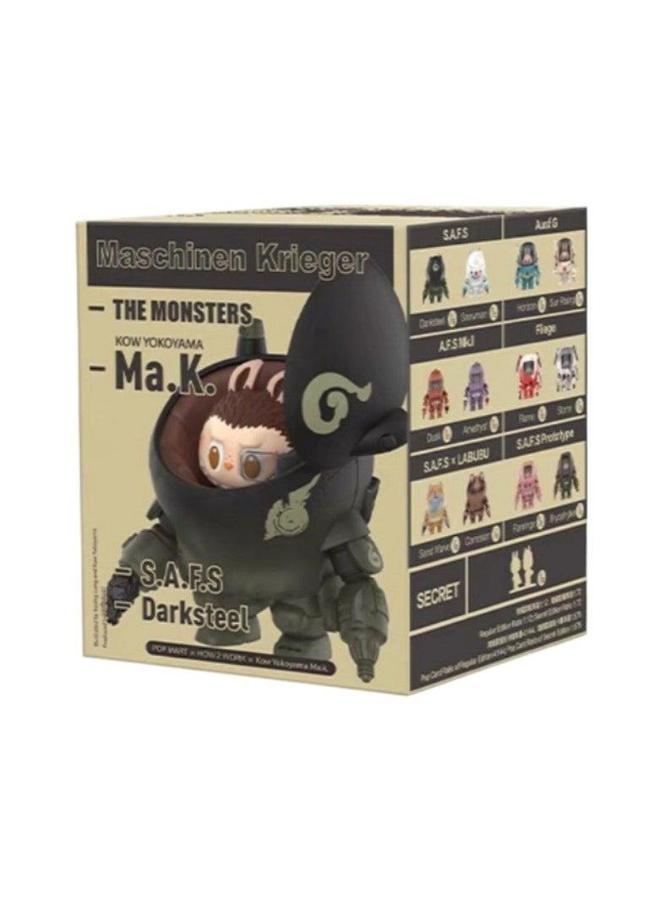 Labubu Yokoyama Hong Ma.K. Series Blind Box POP MART Red Flame Flamingo Cool Mecha Figure