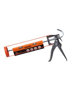 KSEIBI Caulking Gun/General Duty, 9" 220MM, Steel, Silicone Sealant Caulk Gun for Caulking/Filling/Sealing, Trigger Comfort Grip, Ideal for Contractors and DIY/Caulking Gun Dripless/Lightweight Body.  - Image 1