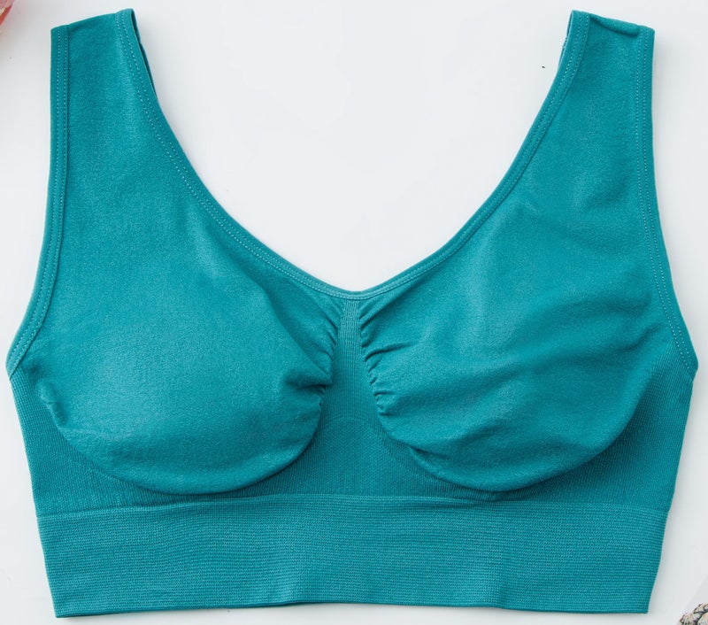 Hiking Gril Women's Comfort Wirefree Bralette Unpadded Sleep Yoga Bra D3P L - Image 3