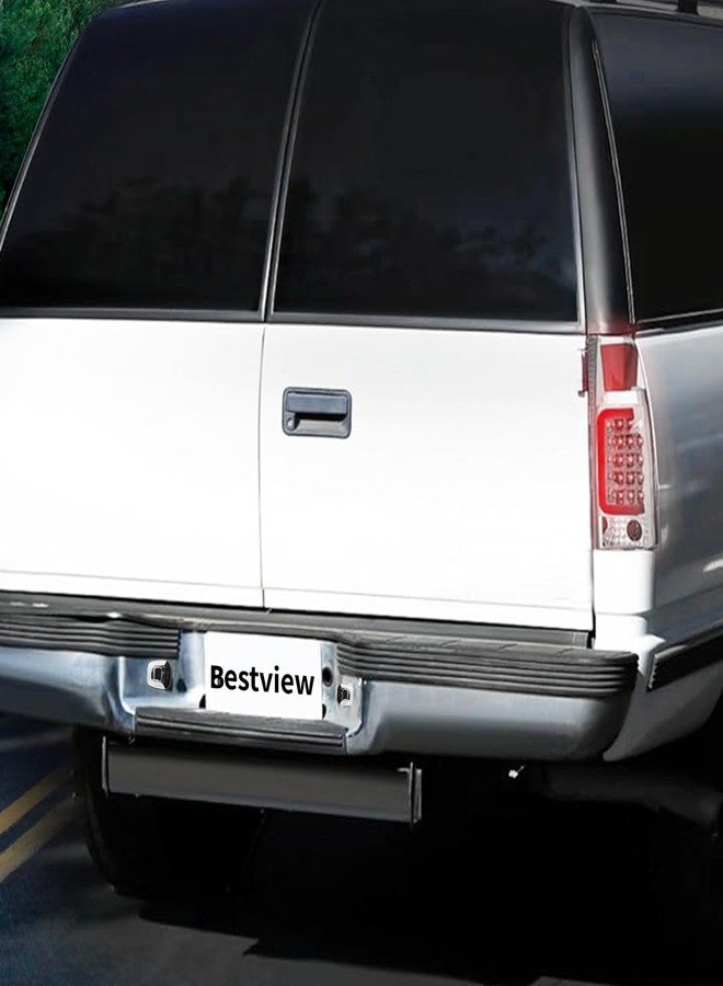 بست فيو مصباح لوحة ترخيص LED من Bestview مع غطاء كروم لسيارات شيفروليه وجي إم سي سيلفرادو وسييرا وسلسلة C/K موديلات 1988-1999 (1500، 2500، 3500) وسوبربان وبليزر S10 وتاهو ويوكون وسونوما S15. - Image 2