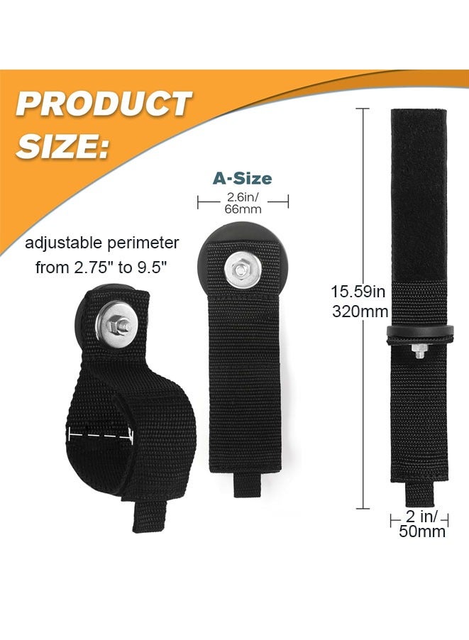 Muyixin Heavy-Duty Powerful Magnetic Hooks, Strong Magnet Garage Hook for Hanging Cables Rubber Coating Mounting Magnet Storage Hooks for Garden Hoses Ropes Cordless Drills Tools Box  - Image 2