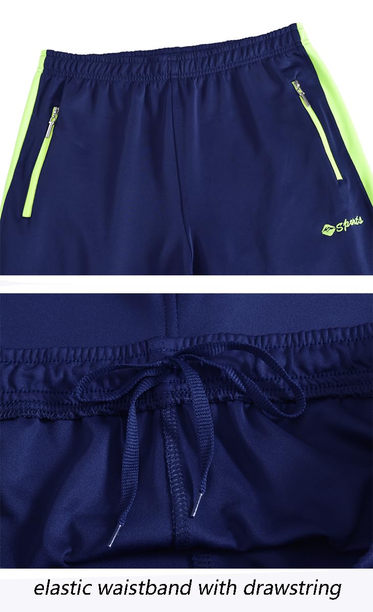 YSENTO Men's Tracksuits Outfits Set 2 Piece Jogging Suits Warm Up Sweatsuits Sweat Track Suits Sets Blue S - Image 5