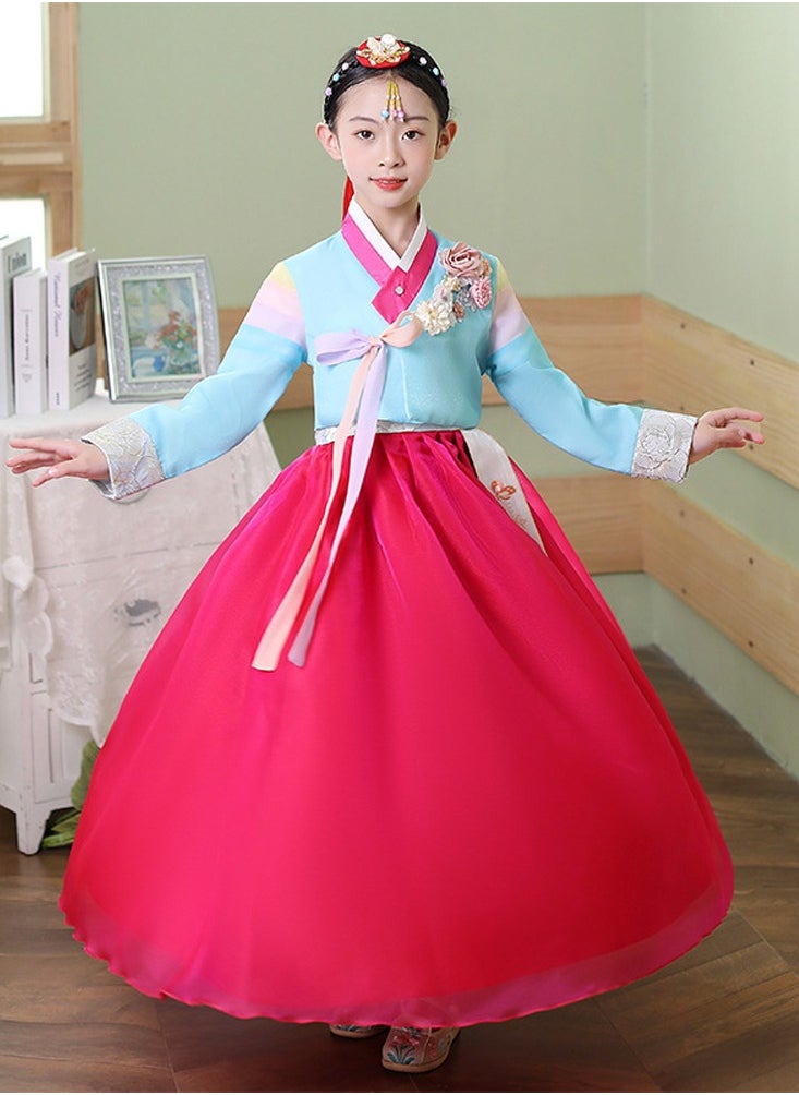 Al Aoyama - Al Aoyama  Hanbok Korean Traditional Hanbok for Girls Birthday Party Korean Traditional Girls Babies Clothes Korean Girl Dolbok - Image 1