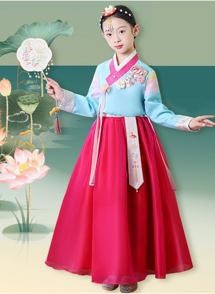 Al Aoyama - Al Aoyama  Hanbok Korean Traditional Hanbok for Girls Birthday Party Korean Traditional Girls Babies Clothes Korean Girl Dolbok - Image 1