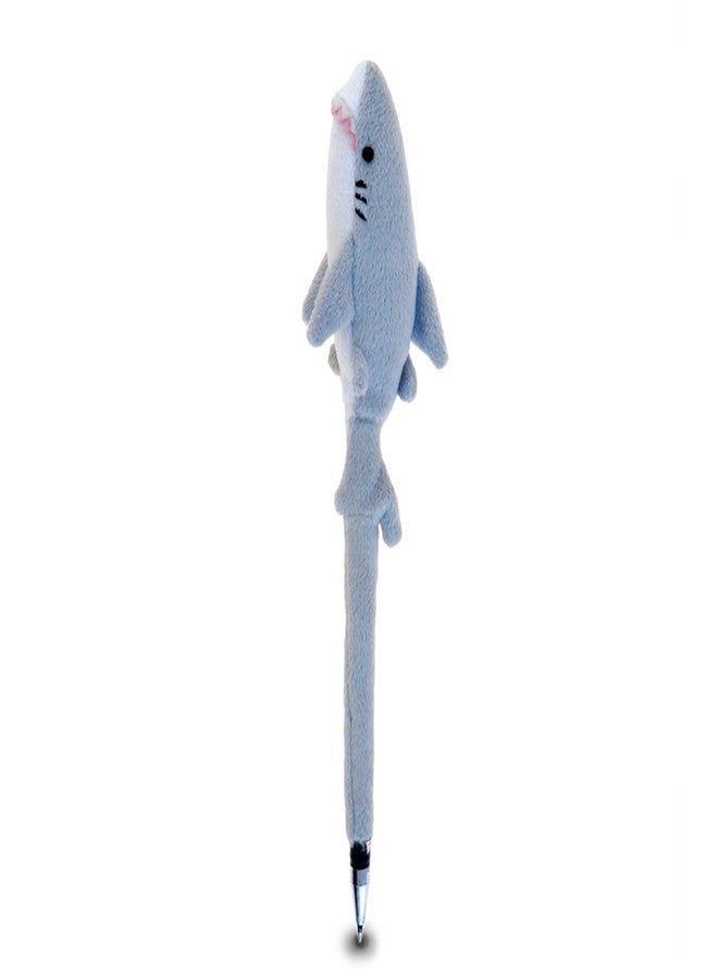 Puzzled Plush Shark Notebook and Pen - Image 3