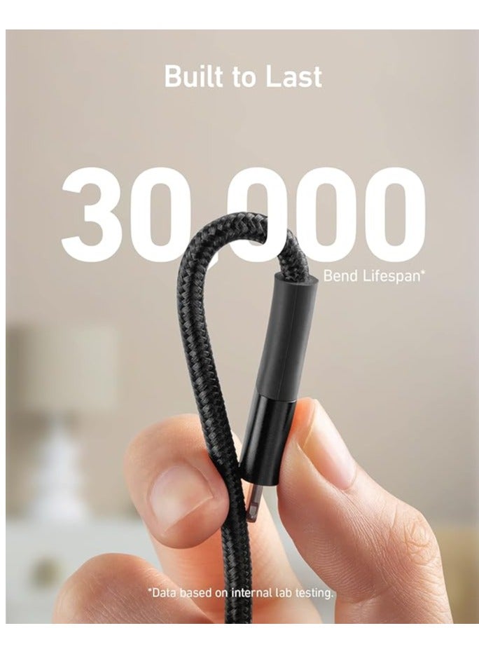 Jeebel MFI Certified Lightning to USB Fast iPhone Charging Cable Anti-cut 2 M - Image 3