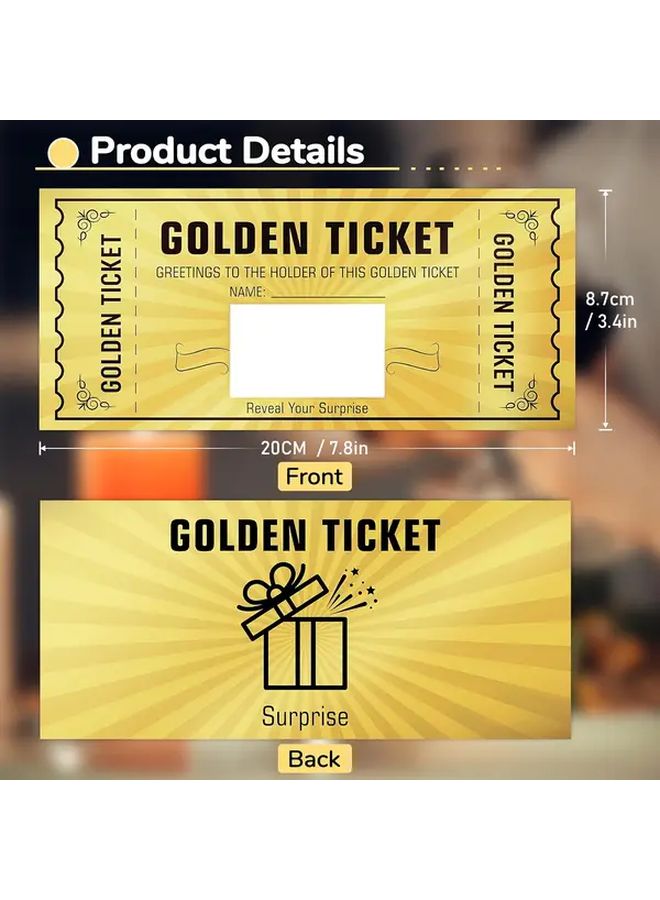 تذكرة خدش ذهبية لهدية عيد ميلاد ذكرى رومانسية - Image 4