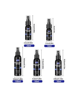 OUHOE Car Headlight Repair Fluid, Convenient Portable Auto Headlight Restoration Liquid, Long Lasting Innovative Headlight Repair Polish, Scratch Removal Spray for Head Light Lens, (1pc 20ml + Sponge)  - Image 5