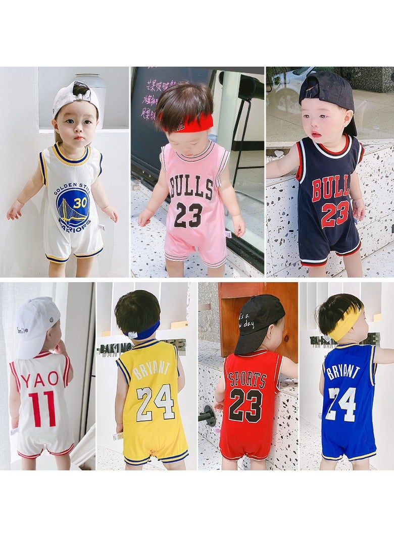 KUYING Baby Cotton Jumpsuit Football Shirt - Image 2