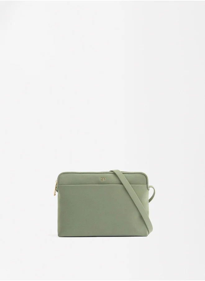 PARFOIS Velvet Effect Crossbody Bag