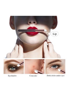 Excefore 6 Pcs Lip Brushes Make Up Brush Eyeshadow Brush Concealer Brush Lipstick Lip Gloss Wands Applicator Tool Makeup Beauty Tool Kits  - Image 4
