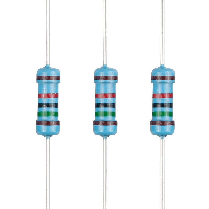 EDGELEC Store 100pcs 15K ohm Resistor 1/2w (0.5Watt) ±1% Tolerance Metal Film Fixed Resistor, Multiple Values of Resistance Optional - Image 1