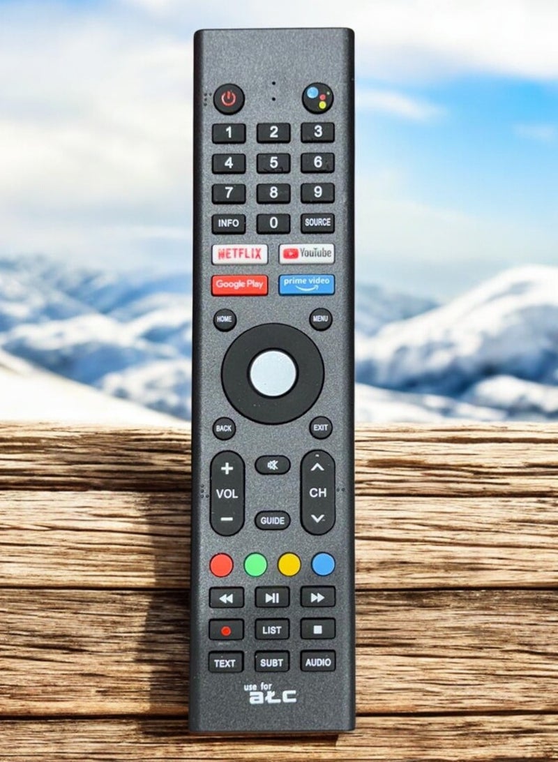 ايه تي سي جهاز تحكم عن بعد ذكي عالمي لأجهزة تلفزيون ATC مع أزرار وصول سريعة - Image 1