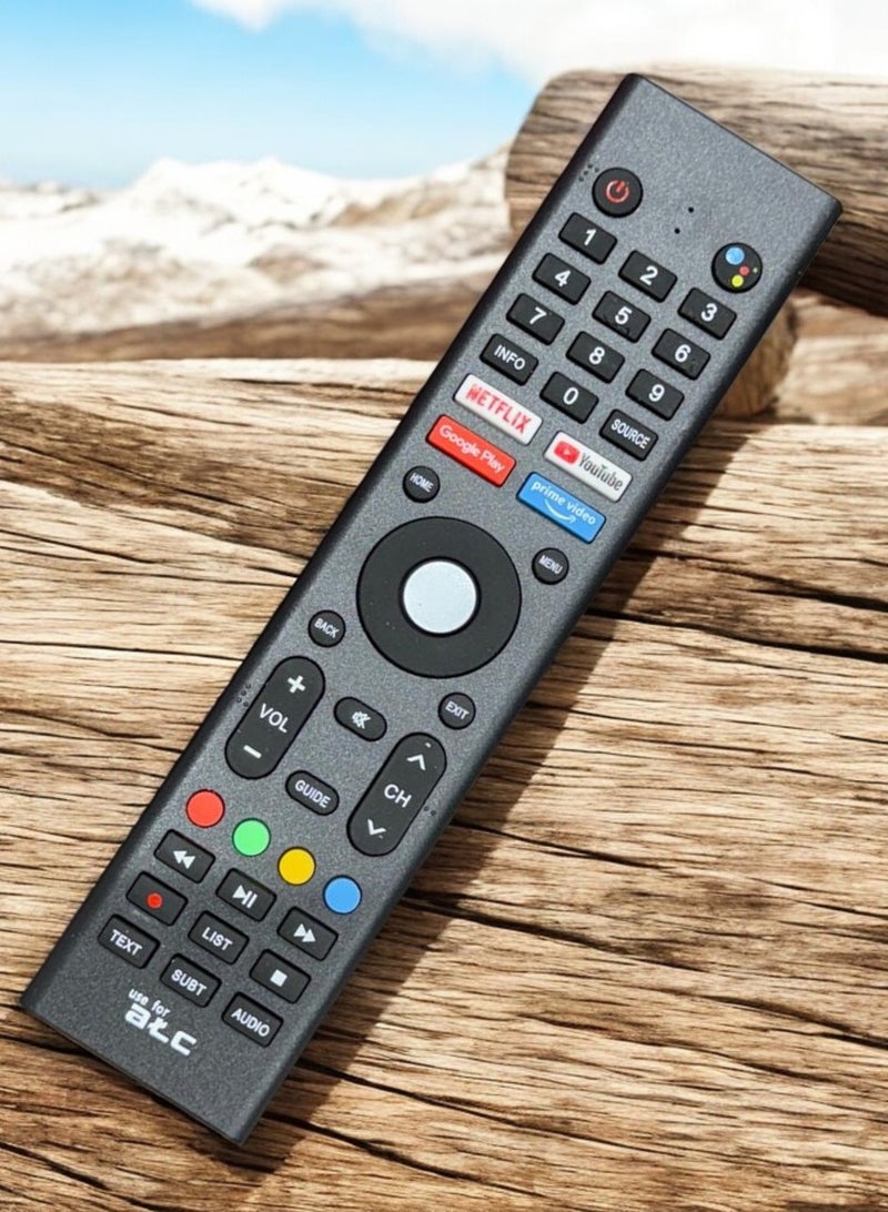 ايه تي سي جهاز تحكم عن بعد ذكي عالمي لأجهزة تلفزيون ATC مع أزرار وصول سريعة - Image 2