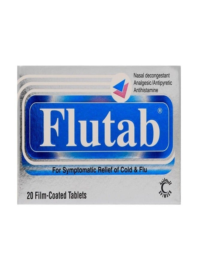 FLUTAB أقراص البرد والإنفلونزا 20 حبة