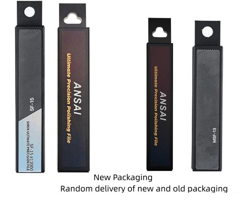 ANSAI for Scale Plastic Model Hobby Polishing,Grinding Tools, Ultimate Precision Files #10000#12000 Mirror Nano Glass Files (SF-15 Mirror Glass File) - Image 3