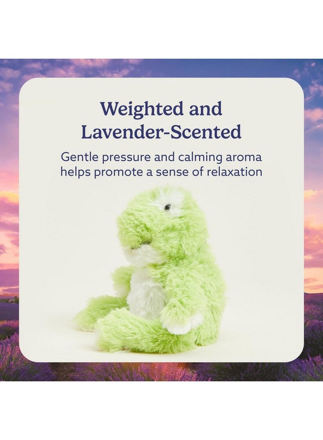 warmies Junior Microwavable & Weighted Stuffed Animals, Frog - Heated Stuffed Animal Plushie for Warmth & Comfort - Cute Soft Plush Toys for Adults & Children (Boys, Girls, Babies & Toddlers) - Image 3