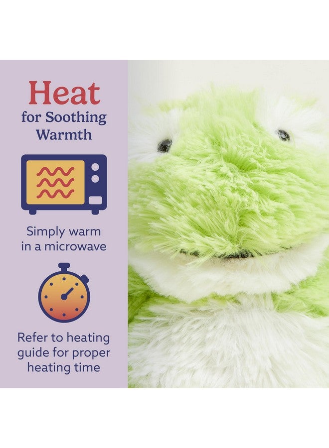 warmies Junior Microwavable & Weighted Stuffed Animals, Frog - Heated Stuffed Animal Plushie for Warmth & Comfort - Cute Soft Plush Toys for Adults & Children (Boys, Girls, Babies & Toddlers) - Image 4