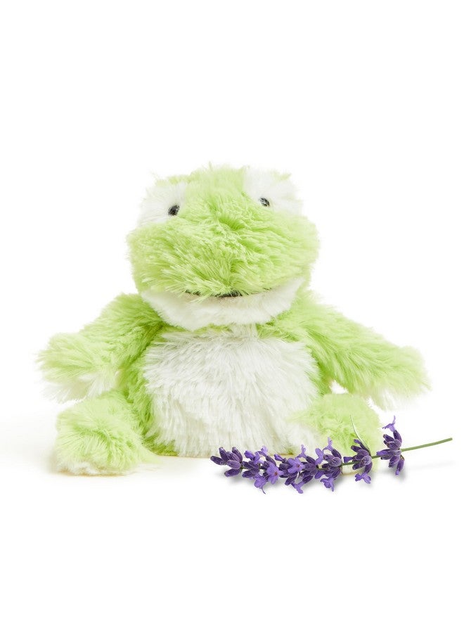 warmies Junior Microwavable & Weighted Stuffed Animals, Frog - Heated Stuffed Animal Plushie for Warmth & Comfort - Cute Soft Plush Toys for Adults & Children (Boys, Girls, Babies & Toddlers) - Image 1