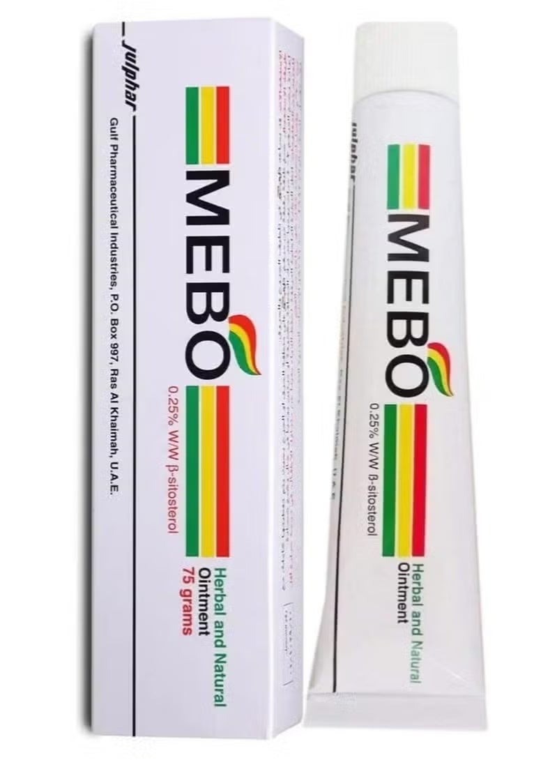 Julphar Original Mebo Ointment for the treatment of burns, wounds and skin ulcers 15g