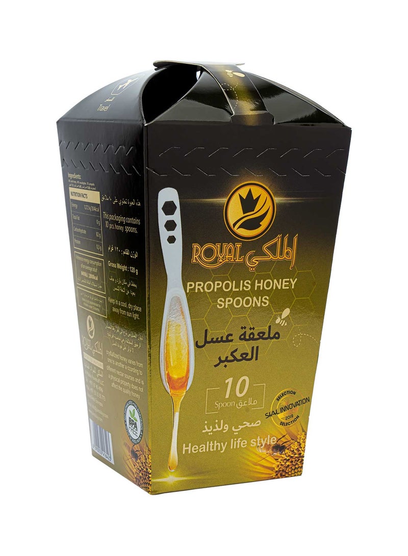 الملكي رويال ملاعق عسل العكبر 10 قطع - Image 1