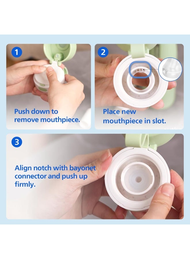 PHILIPS GoZero Water Bottle Replacement Mouthpiece – 3-Pack BPA-Free Food-Grade Silicone Bite Valves for Tritan & Insulated Bottles - Image 4