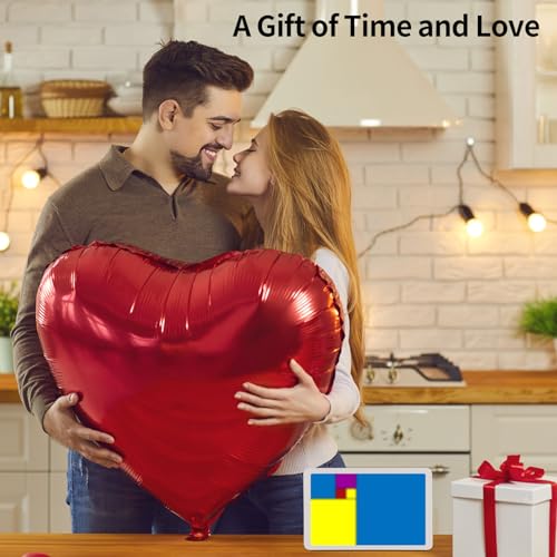 FIBONAX Fibonacci Clock Homeschool Mathematical Timepiece: Table Clock with Dynamic Color Blocks, STEM Desk Decor Bluetooth Sync, USB-C Charging, Pi Day Decorations Gift for Math Lovers,Teachers - Image 5