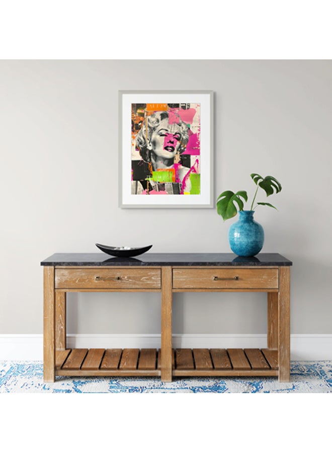 آرت دیکور  ديكور فني مؤطر بطباعة صورة فنية جميلة لمارلين مونرو فن البوب ​​جدار مبدع نابض بالحياة مطبوعات فنية للمشاهير لغرفة المعيشة وغرفة النوم والمكتب - Image 3