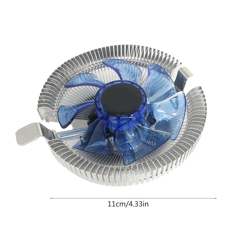 مروحة وحدة المعالجة المركزية الفعالة، مبرد وحدة المعالجة المركزية، مبرد هوائي لـ LGA1150، 1151�� 1155، 1156، 775 AM4، AM3+، AM3، AM2+، سرعة 2000 دورة في الدقيقة، تبريد هادئ - Image 5