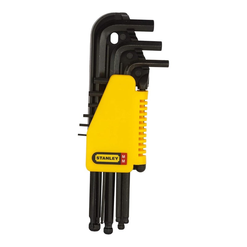 Stanley STANLEY 69256 Metric Hex Key Set LARM BALL 9pc  - Image 2