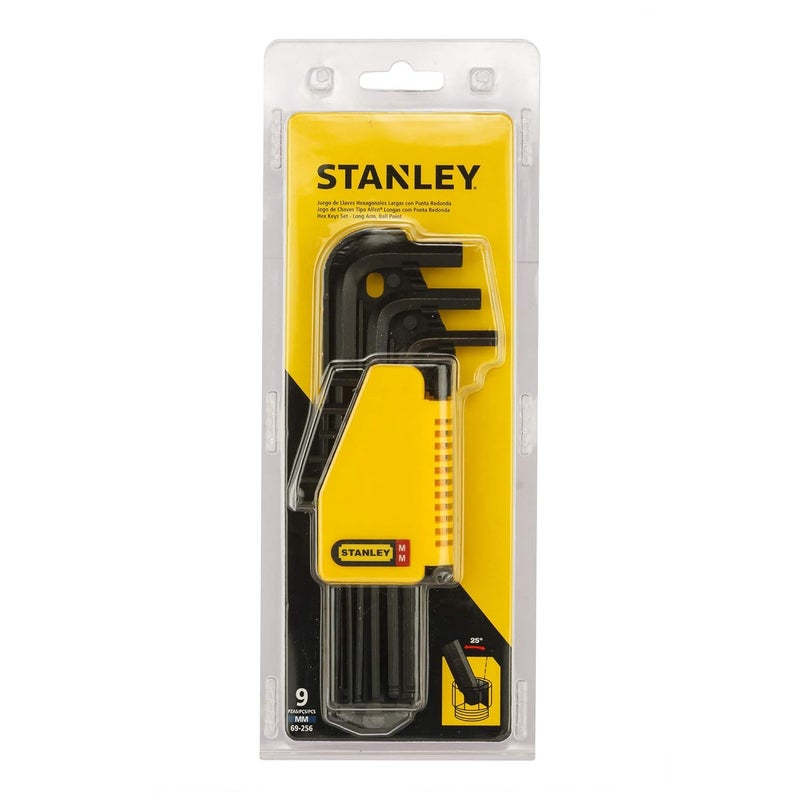 Stanley STANLEY 69256 Metric Hex Key Set LARM BALL 9pc  - Image 1